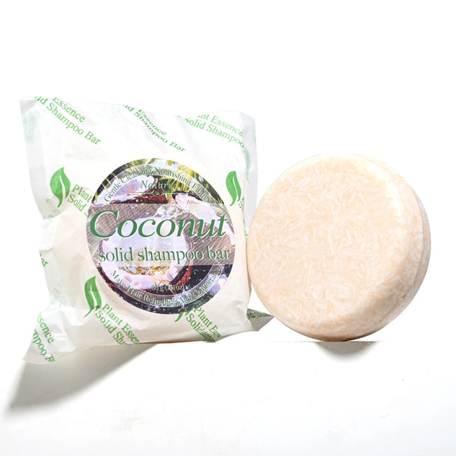 Shampoing naturel à la noix de coco, savon solide fait main infusé d'huiles essentielles, sac en papier respectueux de l'environnement, hôtels