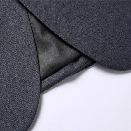 Men's Solid Color Business Suit 2025 High Quality Fashion Banquet Wedding Trend Groom Best Man Single 3/2/1