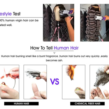 Lemoda 12A Burmese Curly Human Hair Wigs 210% Pixie Curls Spirals Wigs 13x4 HD Transparent Lace 13x6 Full Frontal Wigs For Women