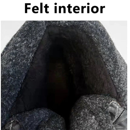 Winter Mid-calf Duck Boots for Men Warm Outdoor Snow Boots Waterproof Hunting Boots Working Boots Mens Camouflage Outdoor Shoes