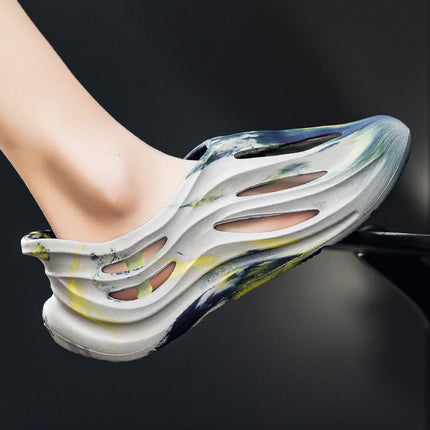 Summer Men Slippers Camouflage Design Sandals Outdoor Clogs Trend Casual Sandals Quick Dry Beach Slippers Comfortable Home Shoes