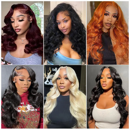 Body Wave Lace Front Wigs Human Hair 13x4 Transparent Lace Frontal Human Hair Wig Pre Plucked Glueless Wigs Human Hair for Women
