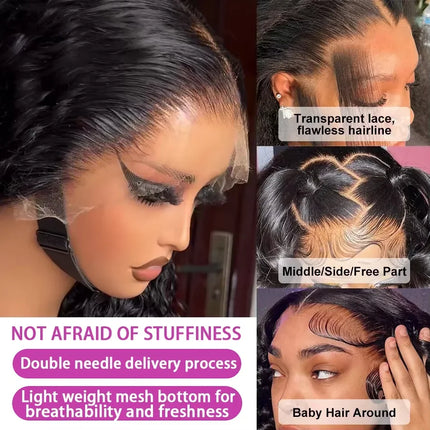 30 Inch Loose Deep Wave 13x4 HD Lace Frontal Human Hair Wig Brazilian Remy Curly Wigs Human Hair Lace Front Wig Pre Plucked