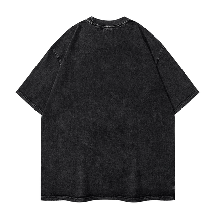 Men's T Shirt Pink-Panthers Drinking Washed T-Shirts Hippie  Beach Tee Shirt Y2K Funny Design Casual Clothing Hot Sale