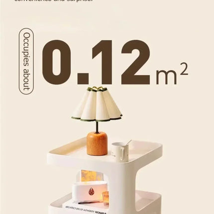 Multi Functional Home Storage Rack Simple and Modern Bedside Table Creative Fashion Detachable Double-layer Storage Platform