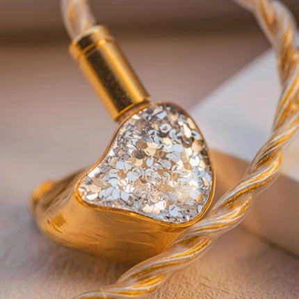 EarAcoustic Audio VSA-LTD Écouteurs intra-auriculaires filaires Écouteurs filaires à double chambre magnétique en titane pleine largeur Contrôle de résonance