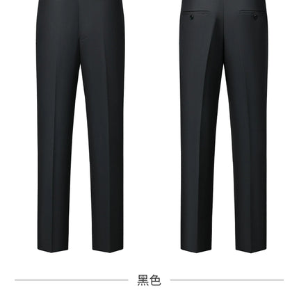 15% high-end wool suit for men, fashionable and stylish wedding, British-style business casual gray-blue suit three-piece set