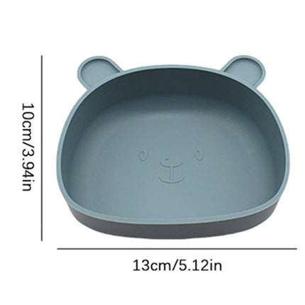 Kids' Meal Bowl Personalized Name Printing Fade-Resistant Silicone Suction Cup Feeding Bowl Gift for Boys and Girls