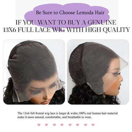 Lemoda 12A Burmese Curly Human Hair Wigs 210% Pixie Curls Spirals Wigs 13x4 HD Transparent Lace 13x6 Full Frontal Wigs For Women