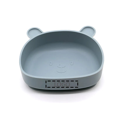 Kids' Meal Bowl Personalized Name Printing Fade-Resistant Silicone Suction Cup Feeding Bowl Gift for Boys and Girls
