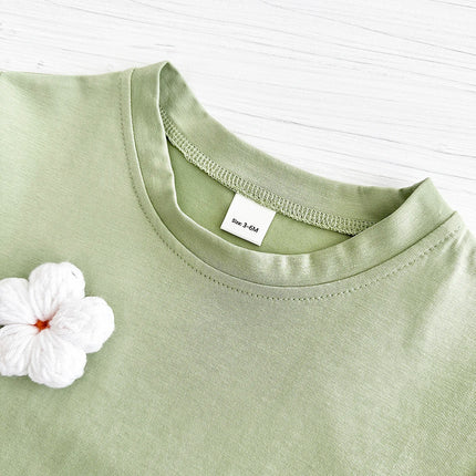 New Baby Boys Clothes Newborn Infant Baby Boy Girl Romper 3D Clouds, Hearts, Flowers Patchwork Jumpsuit Summer Baby Clothes