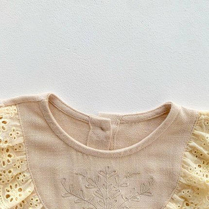 2023 Autumn Baby Girls Romper One Piece Bodysuit + Hat Newborn Cotton Long Sleeve Jumpsuit Baju