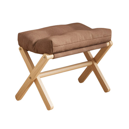 Foldable Sofa Footstool Living Room Stool Sofa Stool Living Room Footstool Solid Wood Casual Stool Portable Desk Footstool
