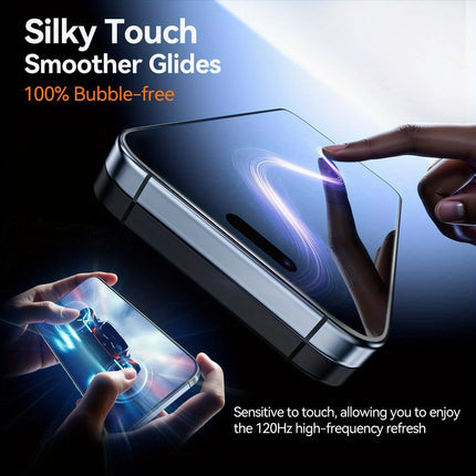 Anti-Spy Tempered Glass for iPhone16 Pro Max 15/14/13/12/11 X 4pcs Privacy Tempered Glass Screen Protector anti-fingerprint Film