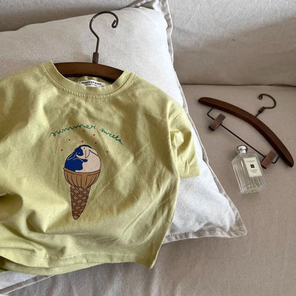 Children's Clothing T-Shirt Kids Clothes Boys Girls Summer Cartoon Tops Short Sleeve Clothes  Cotton Baby Clothing