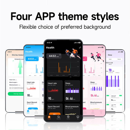 Smart Wristband Wearable Fitness Multi-Sport All-Day Automatic Continuous Monitoring Health Data Improve Sleep Stress Wellness