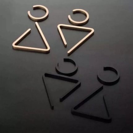 Luxury Acrylic Washroom Wall Sign - Exquisite Craftsmanship Ensuring Durability, Clear Signage for Bathrooms, Restrooms &Toilets