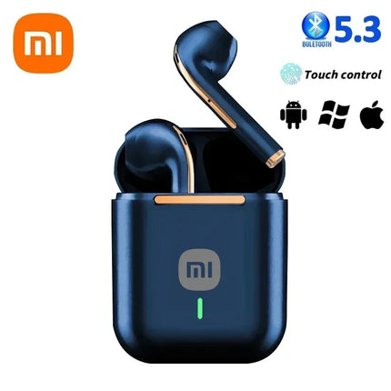 XIAOMI J18 Écouteurs intra-auriculaires sans fil à réduction de bruit HiFi stéréo avec microphone, casque étanche