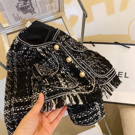 Children's Clothing Sets Woven Coat + Bell-bottom Pants 2pcs Toddler Girl Clothes Baby Girl Outfit Set Kids Boutique Clothes