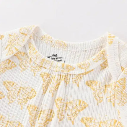 6/9/10Pieces Cotton Baby Boy Clothes Sets Cartoon Newborn Baby Girl Clothes Unisex Bodysuits+Pants Print Sleeveless Bebes