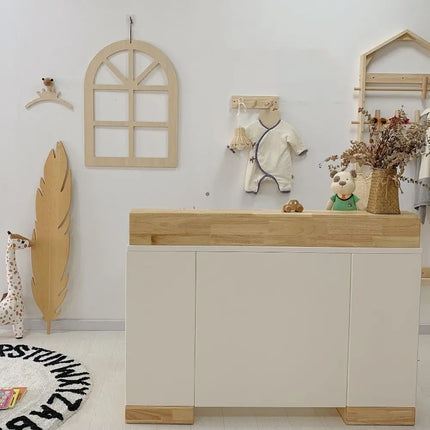 Wooden Hanger Pendant – Alphabet, Window & House Design Wall Decor for Kids’ Room