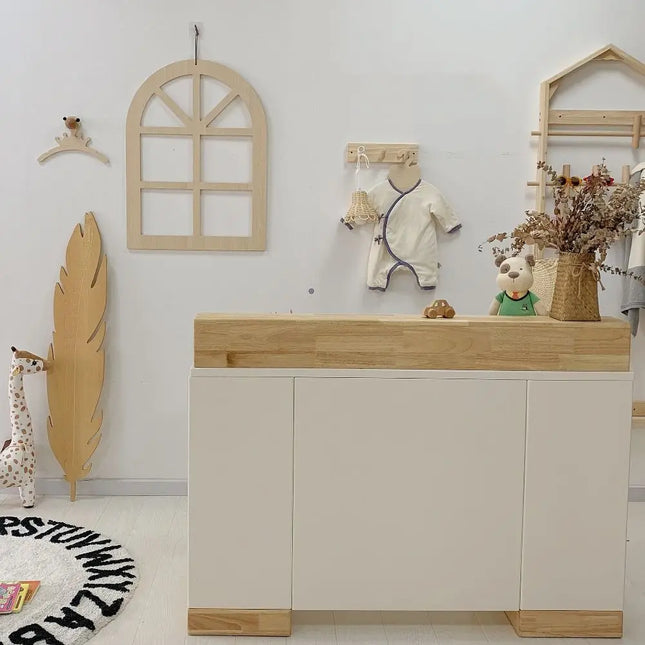 Wooden Hanger Pendant – Alphabet, Window & House Design Wall Decor for Kids’ Room