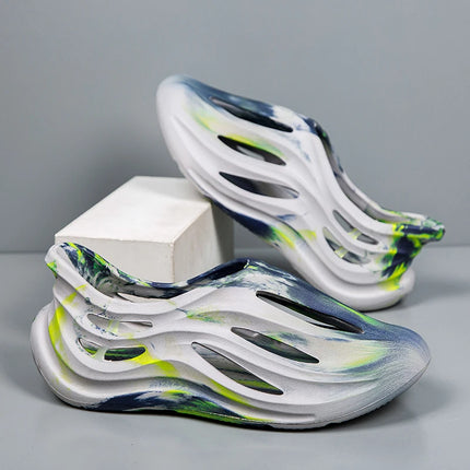 Summer Men Slippers Camouflage Design Sandals Outdoor Clogs Trend Casual Sandals Quick Dry Beach Slippers Comfortable Home Shoes