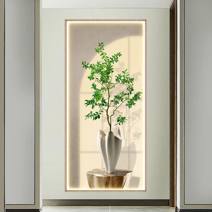 Light and shadow porch decorative wall painting Modern Painting Living Room Home Decoration 50*105cm decoration wall paste