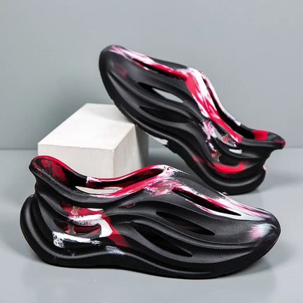 Summer Men Slippers Camouflage Design Sandals Outdoor Clogs Trend Casual Sandals Quick Dry Beach Slippers Comfortable Home Shoes