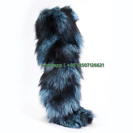 Furry Stiletto Pointed Toe Mid-Calf Boots With Unique Personality And Special Calf Boots For Women