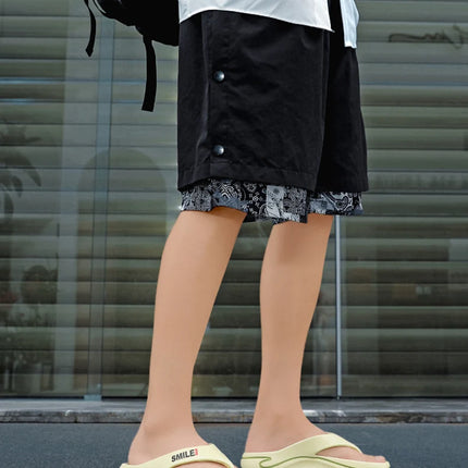 2025 Summer Man Slippers Soft Bottom Slides Non-slip Thick Soled Men's Slippers Flip Flops Indoor Outdoor Beach Sandals