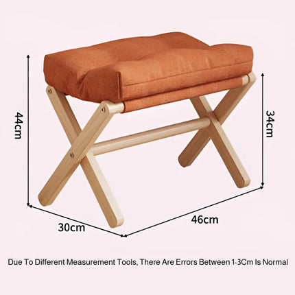 Foldable Sofa Footstool Living Room Stool Sofa Stool Living Room Footstool Solid Wood Casual Stool Portable Desk Footstool