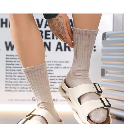 Slippers summer new breathable men's casual outdoor beach shoes classic slippers soft-sole non-slip comfort thick-sole sandals