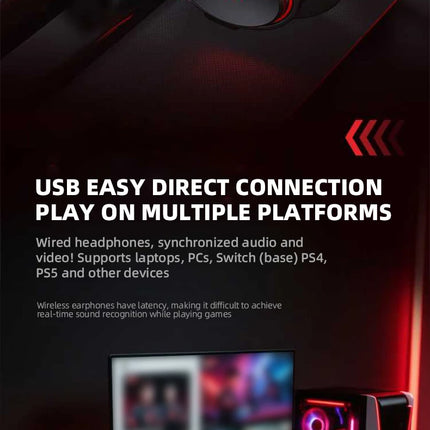 Aigo A700 Gaming Wired Headphone W/ HD Mic Scalable Virtual 7.1 Channel Sound Recognition 50mm Dynamic Headset for Esports FPS