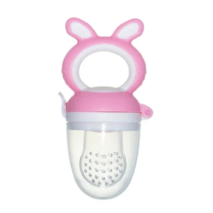 Baby Food Feeding Spoon Juice Extractor Pacifier cup Molars Baby feeding bottle Silicone Gum Fruit Vegetable Bite Eat Auxiliary