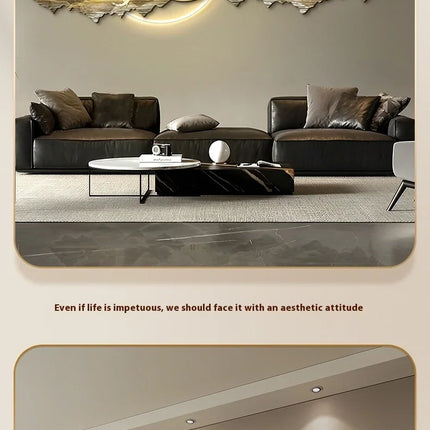 Large Illuminated Wall Clock Silent Nordic European Luxury Art Wall Clock Design Modern Orologi Da Parete Home Decoration