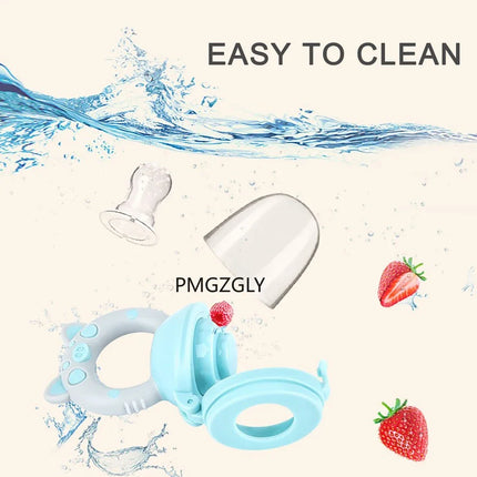 Silicone Fresh Food Nibbler Baby Feeder Kids boy girl Fruit Nipples Feeding Safe Infant Baby Supplies Nipple soother Bottles