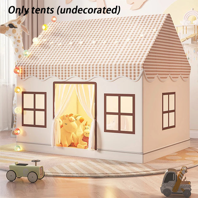 INS Style Kids Play Tent Indoor Princess Castle & Dream House Toy for Boys Girls Portable Baby Game Room Cottage Cute Gift