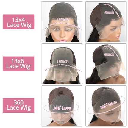 40 46 Inch 13x6 HD Deep Curly Wave Lace Frontal Wigs Brazilian 13x4 360 Water Wave Full Lace Front Human Hair Wig For Women 250%