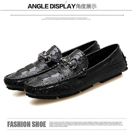 2024 New Stylish Men Big Size 39-48 Casual Moccasins Shoes White Silver Male Formal Business Office Shoes Party Moccasin Loafers