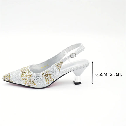 Designer Shoe and Bag Sets From Italy Original Italian Shoes and Bag Set for Women Wedding Shoes for Women Bride Party Pumps