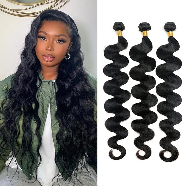 30Inch Body Wave Bundles Brazilian Hair Bundles Hair Weave 1/3/4 pcs For Woman Hair Extensions Weave Extensions 3/4 Bundles Remy