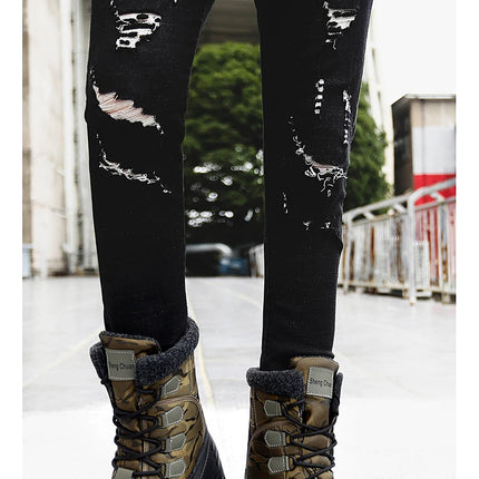 Winter Mid-calf Duck Boots for Men Warm Outdoor Snow Boots Waterproof Hunting Boots Working Boots Mens Camouflage Outdoor Shoes