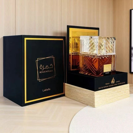100ML Lattafa Khamrah Qahwa 3.4 Oz Eau De Toilette For Men And Women Perfume Middle East Arab Dubai Perfume