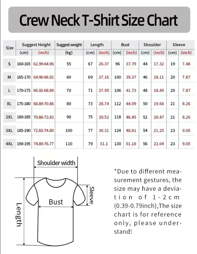 Men's Breathable Sporty Pattern Printed T-shirt Casual and Fashionable Short-sleeved Cotton T-shirt Summer Brand Streetwear Top