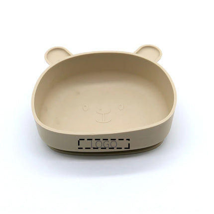 Kids' Meal Bowl Personalized Name Printing Fade-Resistant Silicone Suction Cup Feeding Bowl Gift for Boys and Girls