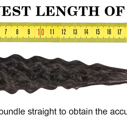 100% Human Hair Bundle Premium Loose Deep Wave Bundle 16A Brazilian Hair 22 Inch Long Lasting Natural Black for black women  ﻿