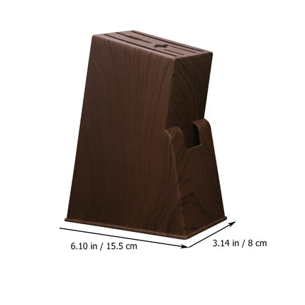 2pcs Knives Block Kitchen Knives Holder Plastic Knives Storage Rack Holder For Kitchen Stand Tool Accessories Knives Organizers