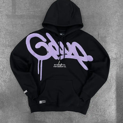 New Punk Goth Casual Loose Men Suit 2025 American High Street Fashion Clothing Retro Harajuku Y2K Fashion Oversized Hoodie