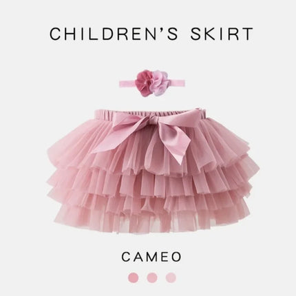 Baby Girls Newborn Tutu Skirt Outfit for Kids 2pcs Short Skirts+Headband Set Costume Toddler Girl Clothes Child Birthday Tutus